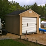 Milton WI Gable shed side view
